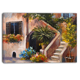 summer terrace landscape canvas art print PT6342