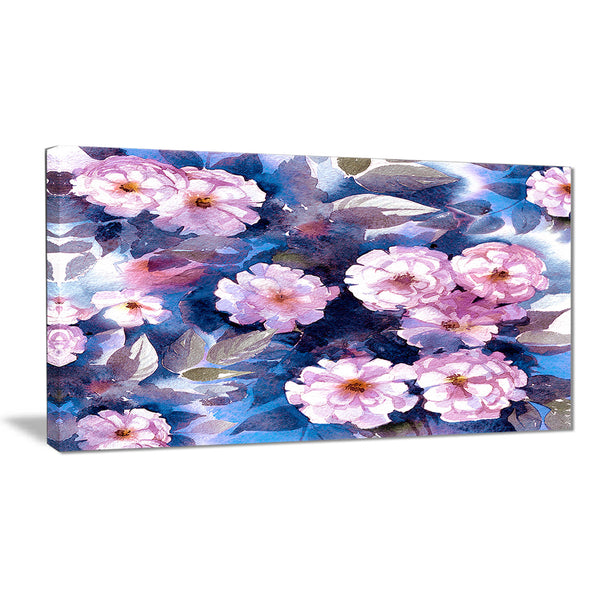 white briar in classical style floral canvas print PT6345