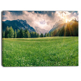 triglav mountain panorama landscape photo canvas print PT6416