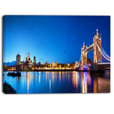 tower bridge london cityscape photo canvas art print PT6422