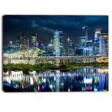 singapore financial district  cityscape photo canvas print PT6433