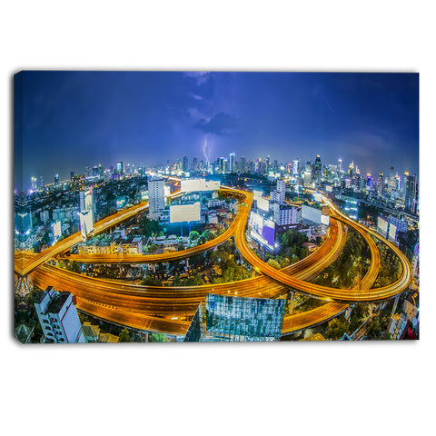 bangkok city cityscape photography canvas art print PT6450