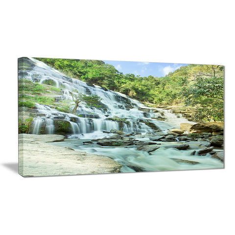 Maeyar Waterfall Landscape Photography Canvas Print