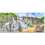 pongour waterfall photography canvas art print PT6484