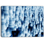 abstract blue ice photography canvas art print PT6502