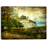 chillion castle landscape canvas art print PT6533