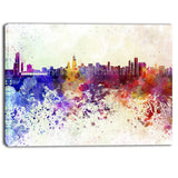 chicago skyline cityscape canvas art print PT6542