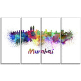 mumbai skyline cityscape canvas artwork print PT6559