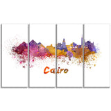 cairo skyline cityscape canvas artwork print PT6560