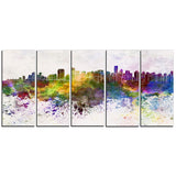 vancouver skyline cityscape canvas artwork print PT6570