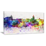 brasov skyline cityscape canvas artwork print PT6600