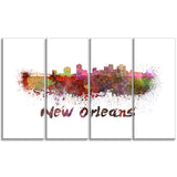new orleans skyline cityscape canvas artwork print PT6602