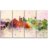 memphis skyline cityscape canvas artwork print PT6615