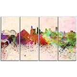 memphis skyline cityscape canvas artwork print PT6615