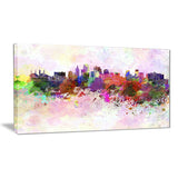 kansas city skyline cityscape canvas artwork print PT6617