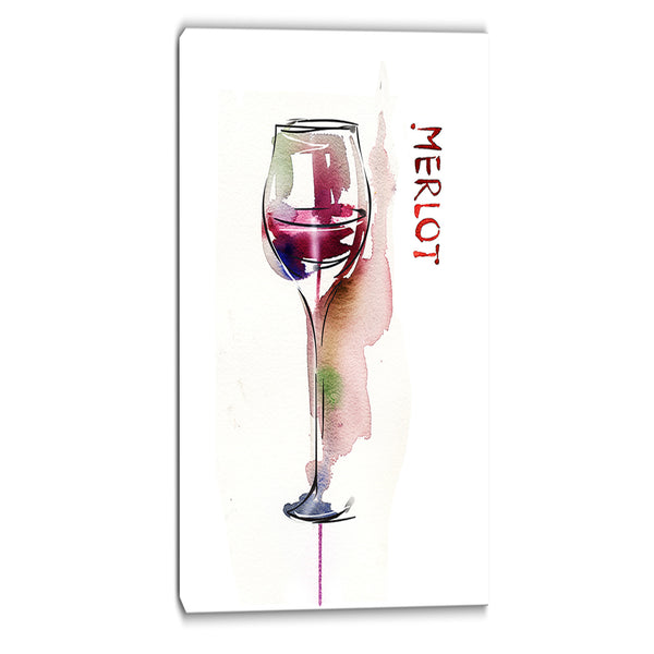 red wine contemporary artwork PT6622