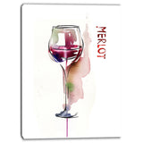 red wine contemporary artwork PT6622