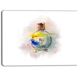 perfume bottle contemporary canvas art print PT6653