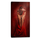 woman in red portrait contemporary artwork PT6711