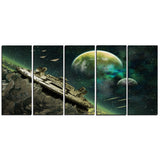 alien planet digital artwork print on canvas PT6717