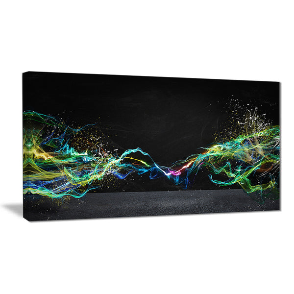 abstract motion banner contemporary canvas art print PT6742