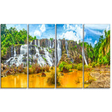 pongour waterfall landscape photography canvas print PT6772