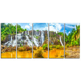 pongour waterfall landscape photography canvas print PT6772