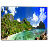 tropical scenery landscape photography canvas print PT6785