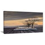 winter coming out of pages contemporary art canvas print PT6800