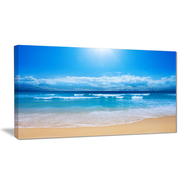 paradise beach seascape photography canvas print PT6808