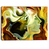 metaphorical inner self abstract canvas art print PT6882