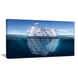 melting iceberg seascape photography canvas print PT6890