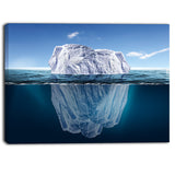 melting iceberg seascape photography canvas print PT6890