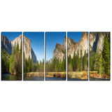 yosemite valley panorama landscape canvas art print PT6900