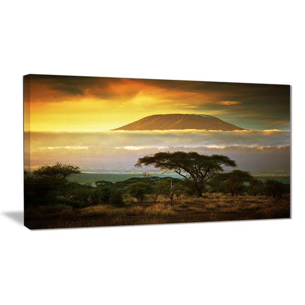 mount kilimanjaro photography landscape canvas print PT6903