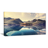 norway summer mountains landscape photo canvas print PT6929