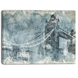 tower bridge london contemporary canvas art print PT6978