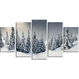 winter landscape photo canvas wall art print PT7010
