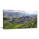 vineyards in italy panoramic photo canvas print PT7011