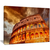 colosseum in rome landscape monumental canvas print PT7030