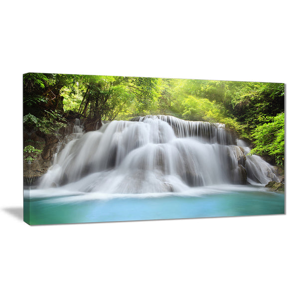 huai mae kamin waterfall photography canvas print PT7063