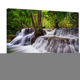 waterfall huai mae kamin landscape canvas print PT7092