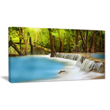 clam huai mae kamin waterfall landscape canvas print PT7103