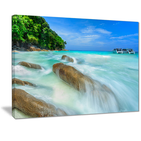 tachai island in thailand landscape photo canvas print PT7106