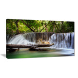 huai mae kamin waterfall photo canvas art print PT7123