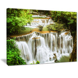 green huymea kamin waterfall photo canvas print PT7126