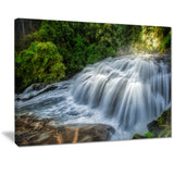 flowing pha dokseaw waterfall landscape photo canvas print PT7133