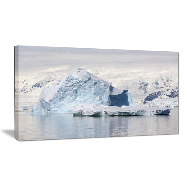 antarctica mountains landscape photo canvas art print PT7200