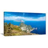 capri island in italy photography canvas art print PT7203
