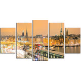 stockholm cityscape panorama cityscape photo canvas print PT7224